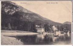 ALTE ANSICHTSKARTE/ POSTKARTE - KOCHEL - HOTEL GRAUER BÄR