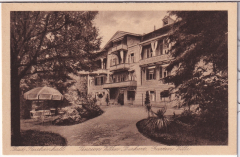 ALTE ANSICHTSKARTE/ POSTKARTE - BAD REICHENHALL - PENSION VILLEN BURKERT, GARTEN-VILLA