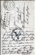 ANSICHTSKARTE/ FELDPOSTKARTE - WÜRZBURG - RESIDENZ UND HOFGARTEN