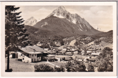 ALTE ANSICHTSKARTE/ POSTKARTE - MITTENWALD MIT WETTERSTEIN