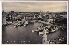 ALTE ANSICHTSKARTE/ POSTKARTE - LINDAU - LINDAUER HOF, ZOLLAMT, FINANAMT