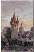 ALTE ANSICHTSKARTE/ POSTKARTE - LINDAU IM BODENSEE - DIEBSTURM