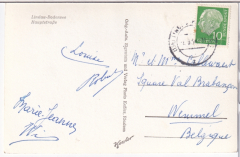 ALTE ANSICHTSKARTE/ POSTKARTE - LINDAU IM BODENSEE - HAUPTSTRAßE