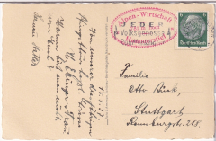 ALTE ANSICHTSKARTE/ POSTKARTE - BERCHTESGADEN MIT WATZMANN UND STEINERNES MEER, STEMPEL ALPENWIRTSCHAFT HAMMERSTIEL