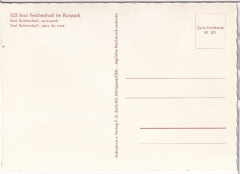 ALTE ANSICHTSKARTE/ POSTKARTE - BAD REICHENHALL - IM KURPARK