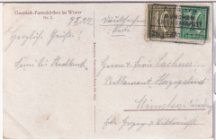 ALTE ANSICHTSKARTE/ POSTKARTE - GARMISCH - WINTER IN GARMISCH - J. HELLMANN
