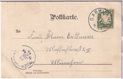 ALTE ANSICHTSKARTE/ POSTKARTE - PARTENKIRCHEN MIT GARMISCH