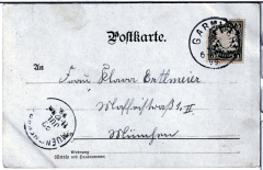 ALTE ANSICHTSKARTE/ POSTKARTE - PARTENKIRCHEN MIT GARMISCH