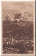 ALTE ANSICHTSKARTE/ POSTKARTE - PARTENKIRCHEN MIT DREITORSPITZE