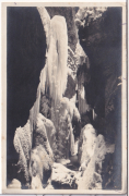 ALTE ANSICHTSKARTE/ POSTKARTE - GARMISCH - PARTNACHKLAMM IM WINTER