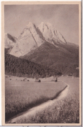 ALTE ANSICHTSKARTE/ POSTKARTE - GARMISCH-PARTENKIRCHEN - FUßWEG NACH HAMMERSBACH GEGEN WAXSTEIN