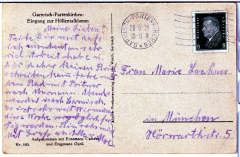 ALTE ANSICHTSKARTE/ POSTKARTE - GARMISCH-PARTENKIRCHEN - EINGANG ZUR HÖLLENTALKLAMM