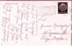 ALTE ANSICHTSKARTE/ POSTKARTE - BAD REICHENHALL MIT BERGMASSIV