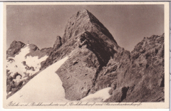 ALTE ANSICHTSKARTE - BLICK VON DER BOCKKARSCHARTE AUF BOCKKARKOPF UND STEINSCHARTENKOPF