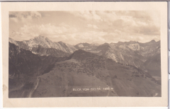 ALTE ANSICHTSKARTE/ POSTKARTE - HINDELANG-BAD OBERDORF - BLICK VOM ISELER