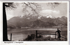 ALTE ANSICHTSKARTE/ POSTKARTE - HERZOGSTAND UND HEIMGARTEN