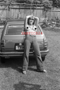 PHOTO - EROTIC - 10/11 - NAKED WOMAN ON 1977 HONDA CIVIC #27