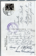 ALTE ANSICHTSKARTE/ RELIEFKARTE - ILLERTAL UND OBERSTDORFER BERGE - STEMPEL WALSERSCHANZ IN VORARLBERG