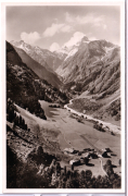 ALTE ANSICHTSKARTE/ POSTKARTE - OBERSTDORF - GASTHOF SPIELMANNSAU MIT TRETTSPITZE - STEMPEL GASTHOF SPIELMANNSAU