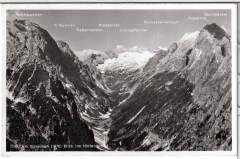 ALTE ANSICHTSKARTE/ POSTKARTE - AM SCHACHEN - BLICK INS HINTERRAINTAL - STEMPEL SCHACHENHAUS