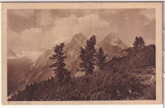 ALTE ANSICHTSKARTE/ POSTKARTE - WETTERSTEINGEBIRGE - SCHACHEN-PAVILLON GEGEN DAS REINTAL