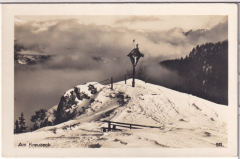 ALTE ANSICHTSKARTE/ POSTKARTE - AM KREUZECK IM WINTER