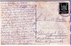 ALTE ANSICHTSKARTE/ POSTKARTE - GARMISCH MIT ALPSPITZE, WAXENSTEIN & ZUGSPITZE