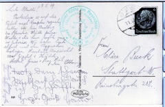 ALTE ANSICHTSKARTE/ POSTKARTE - AGGENSTEIN - WEG ZUM GIPFEL - STEMPEL PFRONTENER HÜTTE AM AGGENSTEIN