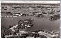 ALTE ANSICHTSKARTE/ POSTKARTE - STAFFELSEE - INSEL WÖRTH UND SEEHAUSEN