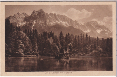 ALTE ANSICHTSKARTE/ POSTKARTE - DER BADERSEE MIT ZUGSPITZE
