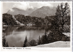 ALTE ANSICHTSKARTE/ POSTKARTE - DER FREIBERGSEE UND DAS NEBELHORN BEI OBERSTDORF
