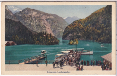 ALTE ANSICHTSKARTE/ POSTKARTE - KÖNIGSSEE, LANDUNGSPLATZ