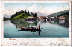 ALTE ANSICHTSKARTE/ POSTKARTE - KÖNIGSSEE MIT STEMPEL ST. BARTHOLOMÄ 1903