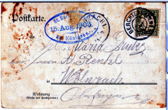 ALTE ANSICHTSKARTE/ POSTKARTE - KÖNIGSSEE MIT STEMPEL ST. BARTHOLOMÄ 1903