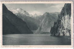 ALTE ANSICHTSKARTE/ POSTKARTE - KÖNIGSSEE VOM MALERWINKEL