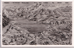 ANSICHTSKARTE/ TOPOGRAPHISCHE KARTE - BODENSEE