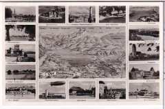 ANSICHTSKARTE/ TOPOGRAPHISCHE KARTE - BODENSEE