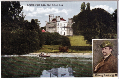 ALTE ANSICHTSKARTE/ POSTKARTE - STARNBERGER SEE - KGL. SCHLOß BERG