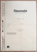 AHNENTAFEL/ AHNENPASS DER FAMILIE IRMTRAUT UHLEMANN IN MARKLEEBERG OST, ZURÜCK BIS 1779