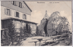 ALTE ANSICHTSKARTE/ POSTKARTE - WENDELSTEINHAUS - HOTEL UND KIRCHLEIN