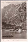ANSICHTSKARTE/POSTKARTE - ST. BARTHOLOMÄ MIT WATZMANN OSTWAND