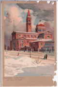 ANSICHTSKARTE/POSTKARTE - MÜNCHEN-SCHWABING - PFARRKIRCHE St. URSULA