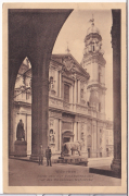 ANSICHTSKARTE/POSTKARTE - MÜNCHEN - THEATINER HOFKIRCHE - BLICK VON DER FELDHERRNHALLE