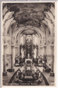 ANSICHTSKARTE/POSTKARTE - BAD STAFFELSTEIN - VIERZEHNHEILIGEN - INNERES DER BASILIKA