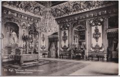ANSICHTSKARTE/POSTKARTE - Kgl. SCHLOSS HERRENCHIEMSEE - BERATUNGSZIMMER