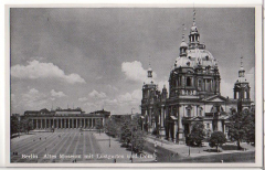 ALTE ANSICHTSKARTE/ POSTKARTE - BERLIN - ALTES MUSEUM MIT LUSTGARTEN UND DOM, VERLAG HANS ANDRES, BERLIN