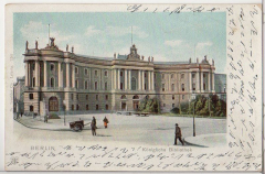 ALTE ANSICHTSKARTE/ POSTKARTE - BERLIN - KÖNIGLICHE BIBLIOTHEK um 1900, VERLAG Dr. TRENKLER & Co., LEIPZIG