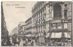ALTE ANSICHTSKARTE/ POSTKARTE - BERLIN - GRUß AUS BERLIN - FRIEDRICHSTRASSE