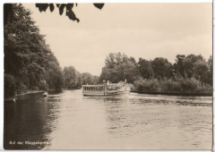 ALTE ANSICHTSKARTE/ POSTKARTE - BERLIN - AUF DER MÜGGELSPREE - AUSFLUGSBOOT RÖSCHEN